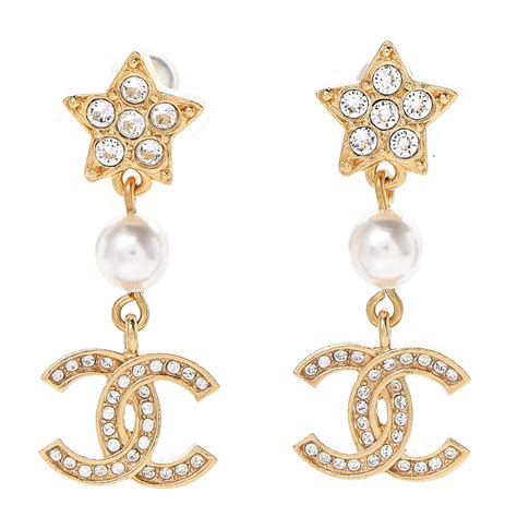 chanel aretes|Chanel earrings fashionphile.